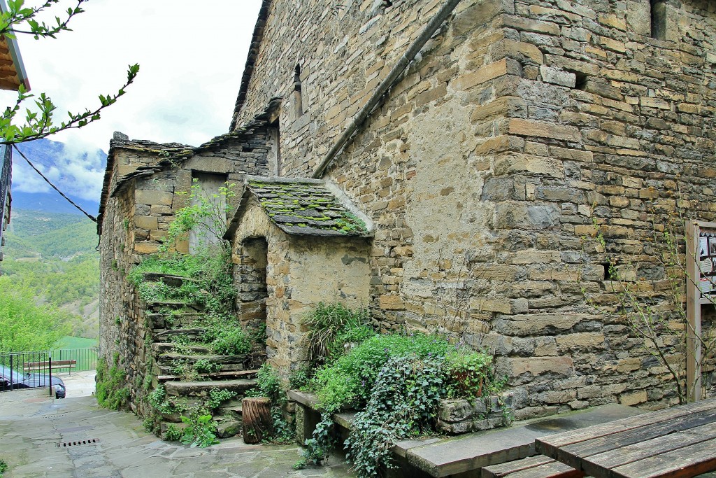 Foto: Centro histórico - El Pueyo de Araguás (Huesca), España