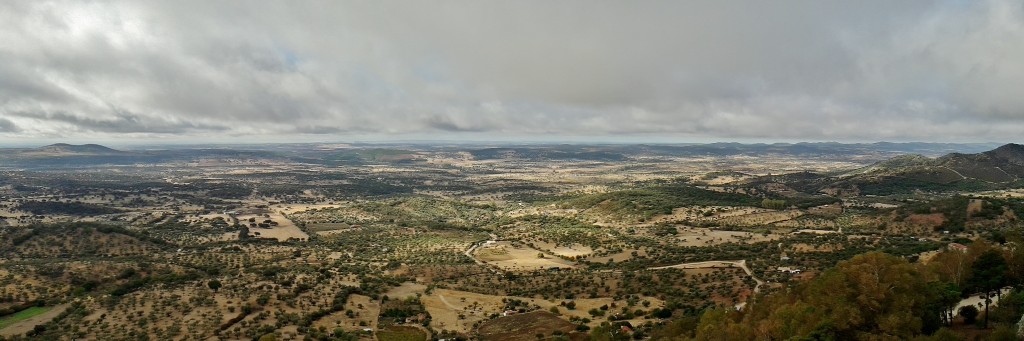 Foto: Vistas desded el castillo de Luna - Alburquerque (Badajoz), España