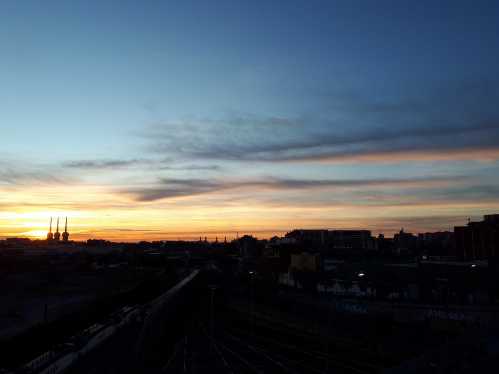 Foto: Amanecer - Sant Adrià de Besòs (Cataluña), España