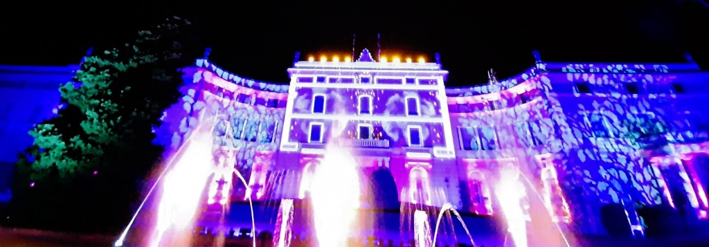 Foto: Espectáculo de luces - Barcelona (Cataluña), España