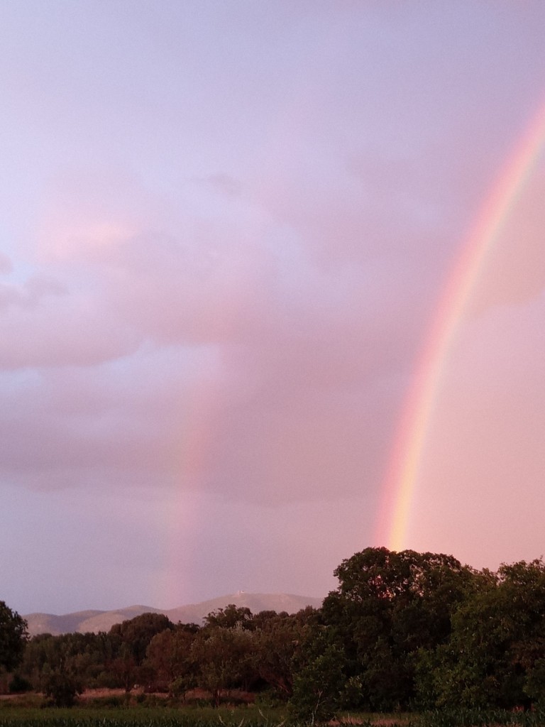 Foto: Espectacular arco iris el 21 de junio de 2021 - Calatayud (Aragón), España