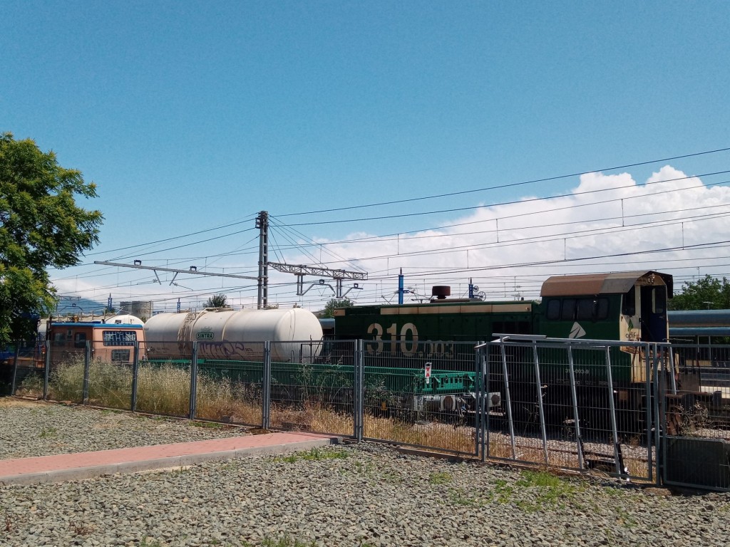 Foto: Tren de mantenimiento - Calatayud (Aragón), España