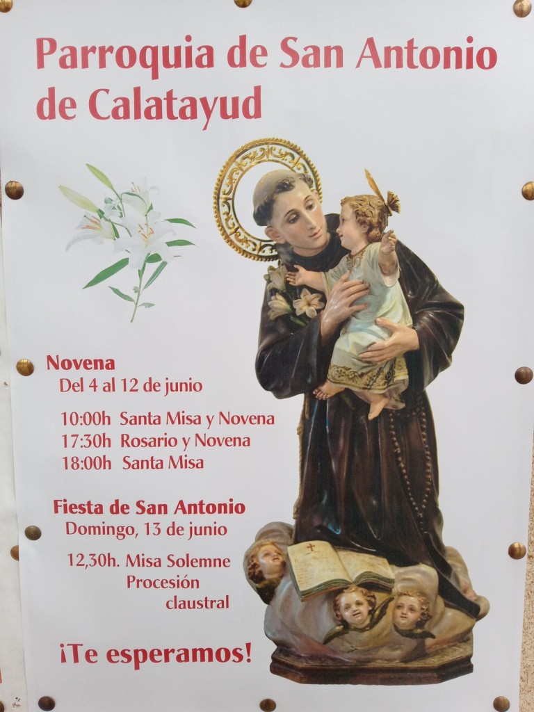 Foto: Solemnidad de San Antonio 2021 celebraciones - Calatayud (Aragón), España