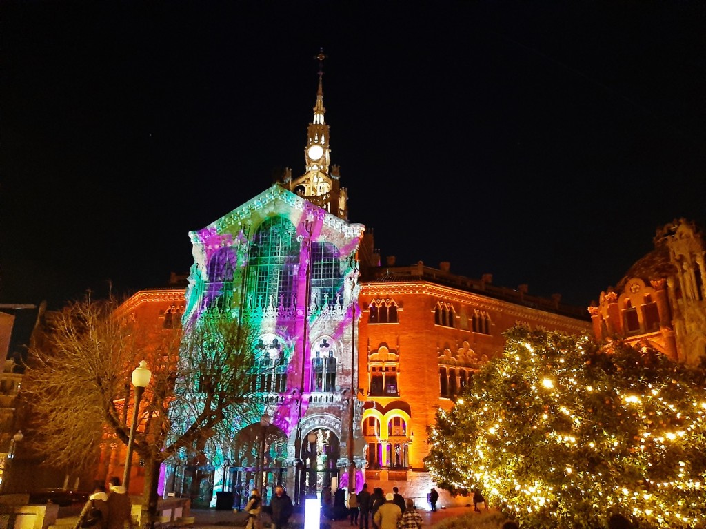 Foto: Las luces de Sant Pau - Barcelona (Cataluña), España