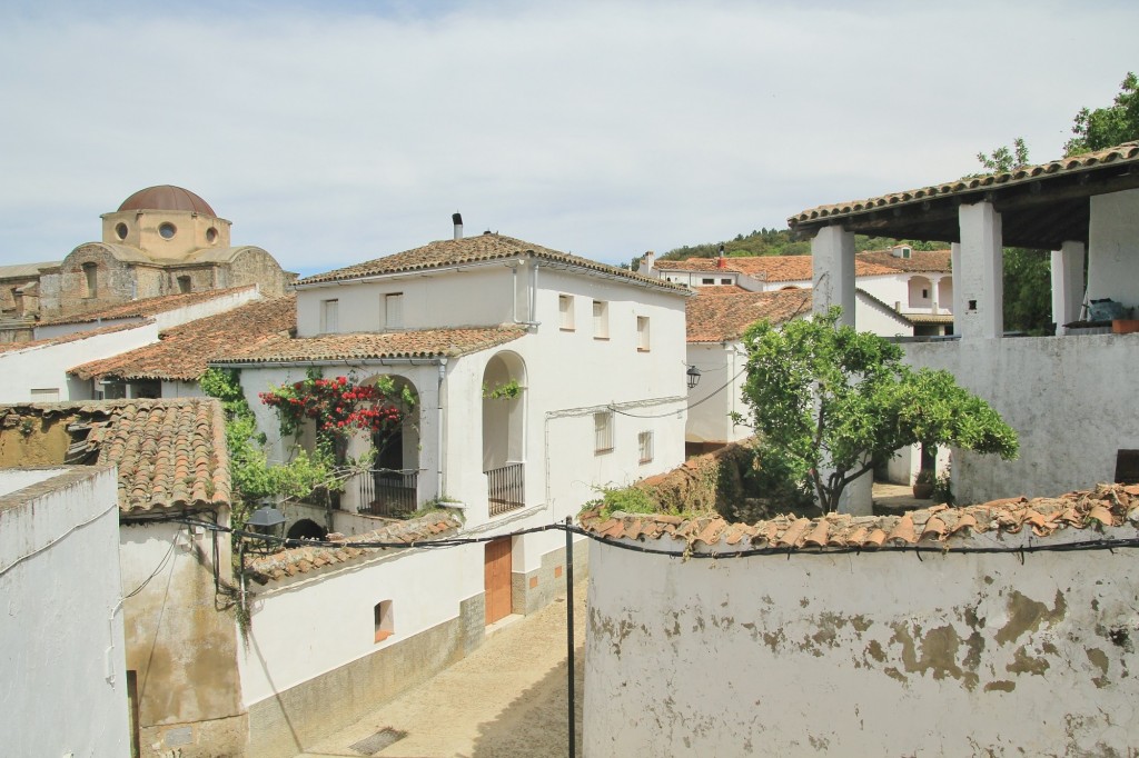 Foto: Vista del pueblo - Castaño del Robledo (Huelva), España