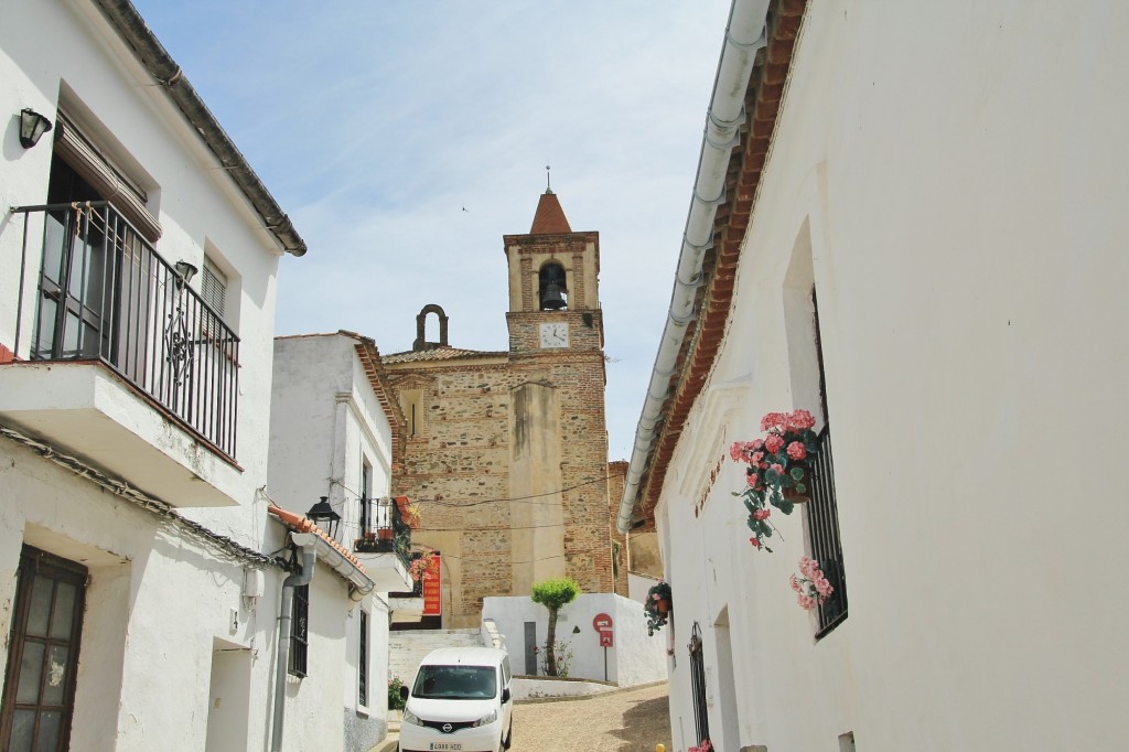 Foto: Vista del pueblo - Castaño del Robledo (Huelva), España