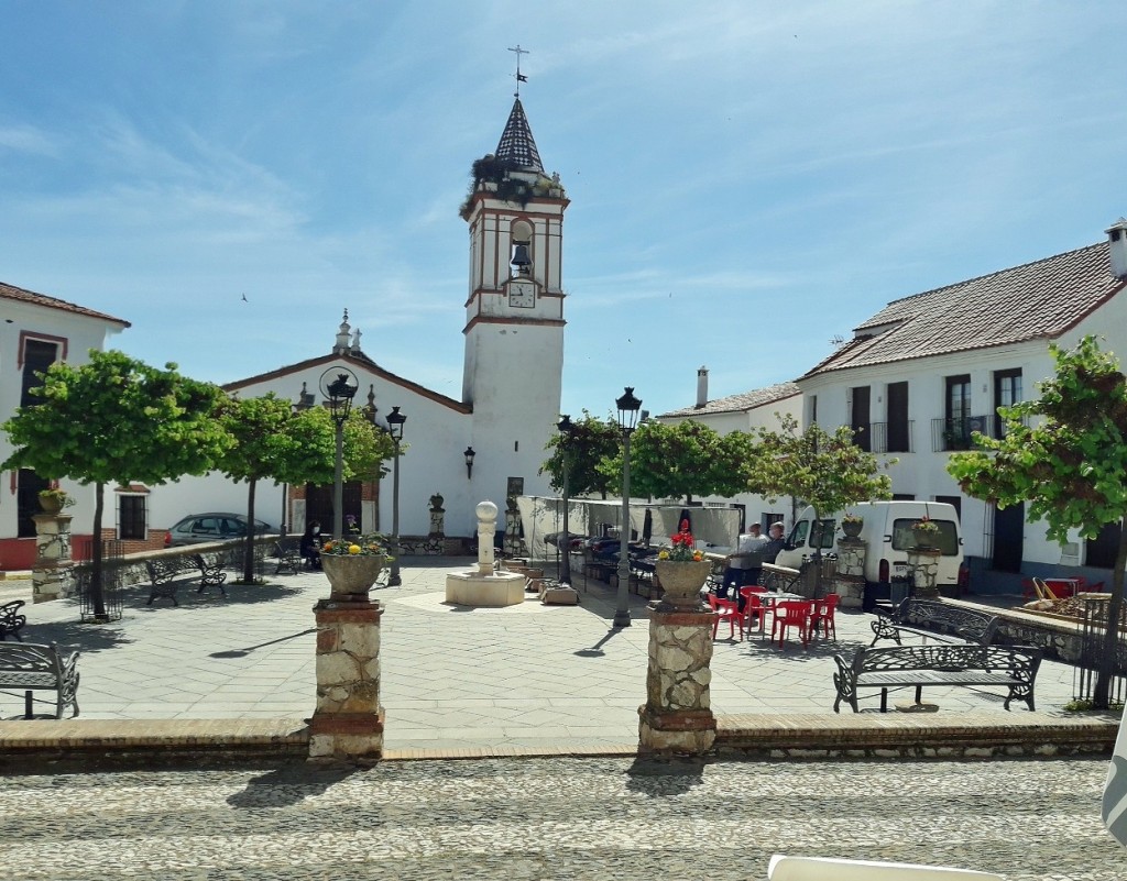 Foto: Vista del pueblo - Cortelazor (Huelva), España