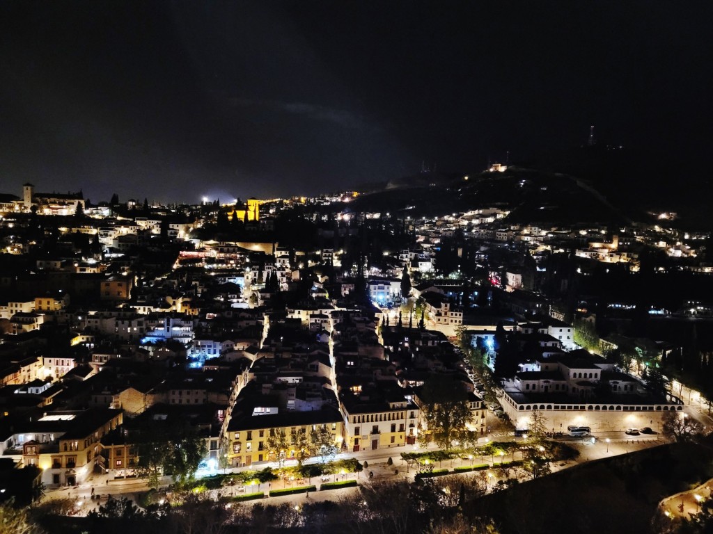 Foto: Vistas nocturnas - Granada (Andalucía), España