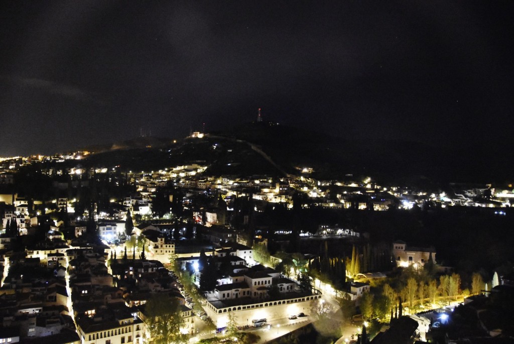 Foto: Vistas nocturnas - Granada (Andalucía), España