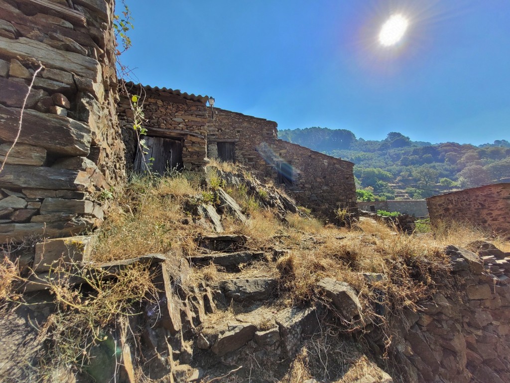 Foto: Vista de la aldea - El Gasco (Cáceres), España