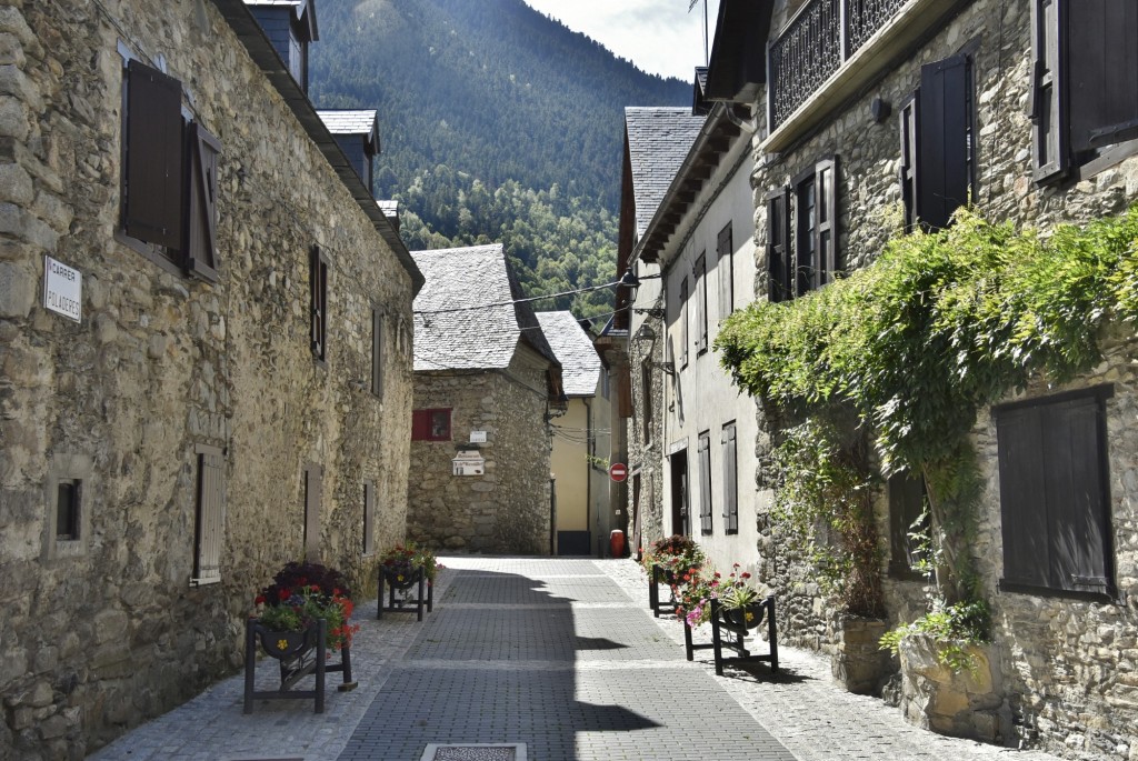 Foto: Vista del pueblo - Garós (Lleida), España