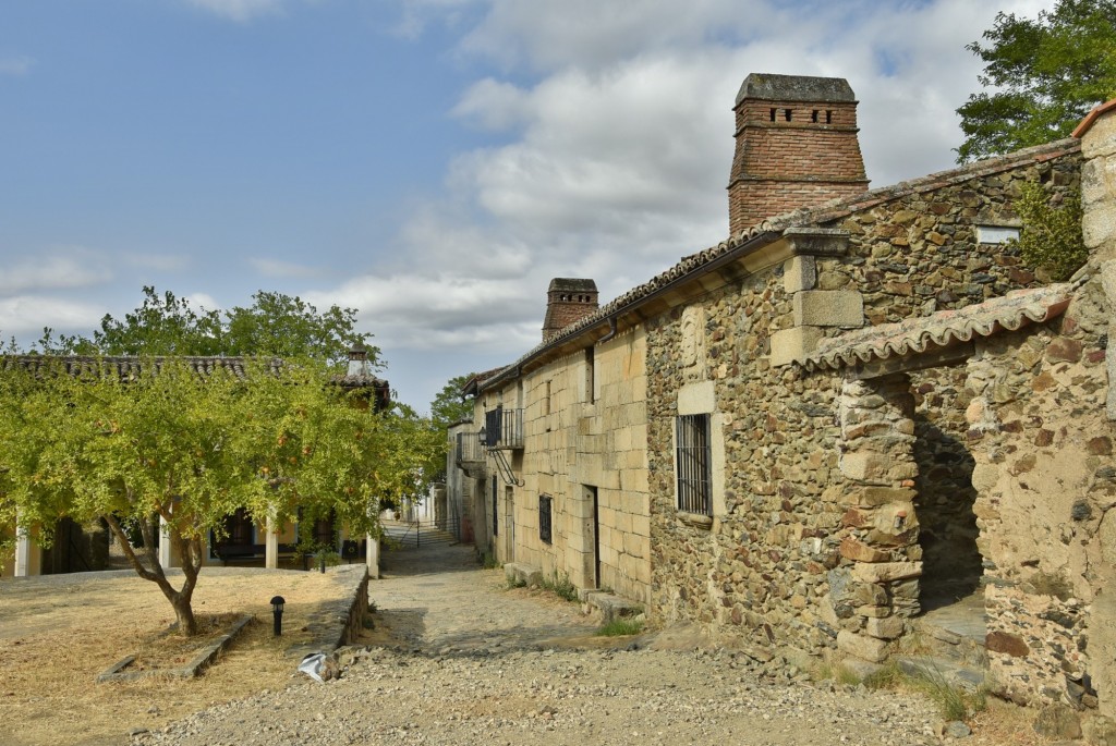 Foto: Vista del pueblo - Granadilla (Cáceres), España