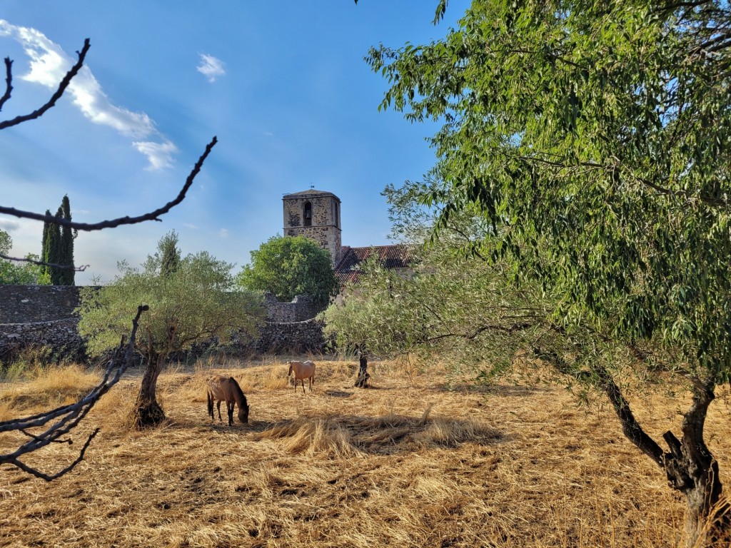 Foto: Vista del pueblo - Granadilla (Cáceres), España