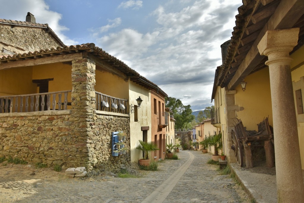 Foto: Vista del pueblo - Granadilla (Cáceres), España