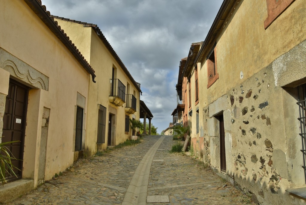 Foto: Vista del pueblo - Granadilla (Cáceres), España