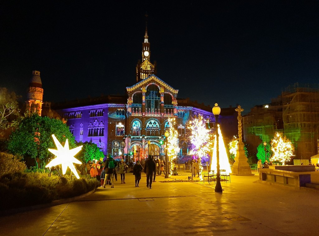 Foto: Las luces de Sant Pau - Barcelona (Cataluña), España