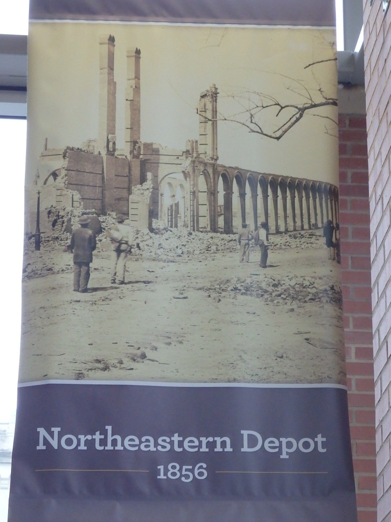 Foto: imagen histórica en el Centro de Visitantes - Charleston (South Carolina), Estados Unidos