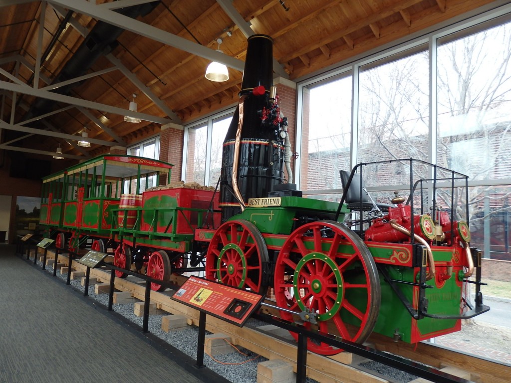 Foto: réplica de la locomotora Best Friend - Charleston (South Carolina), Estados Unidos