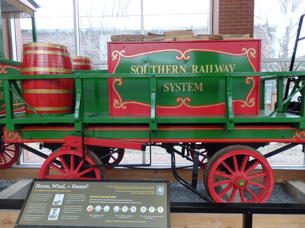 Foto: réplica del ténder de la locomotora Best Friend - Charleston (South Carolina), Estados Unidos