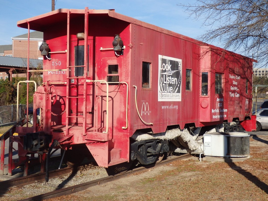 Foto: furgón en la estación de Amtrak - Columbia (South Carolina), Estados Unidos