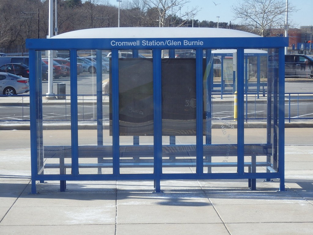 Foto: estación del metrotranvía de Baltimore - Glen Burnie (Maryland), Estados Unidos