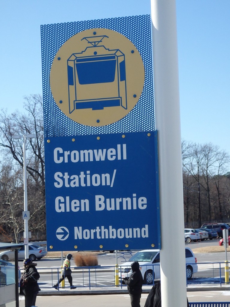 Foto: estación del metrotranvía de Baltimore - Glen Burnie (Maryland), Estados Unidos