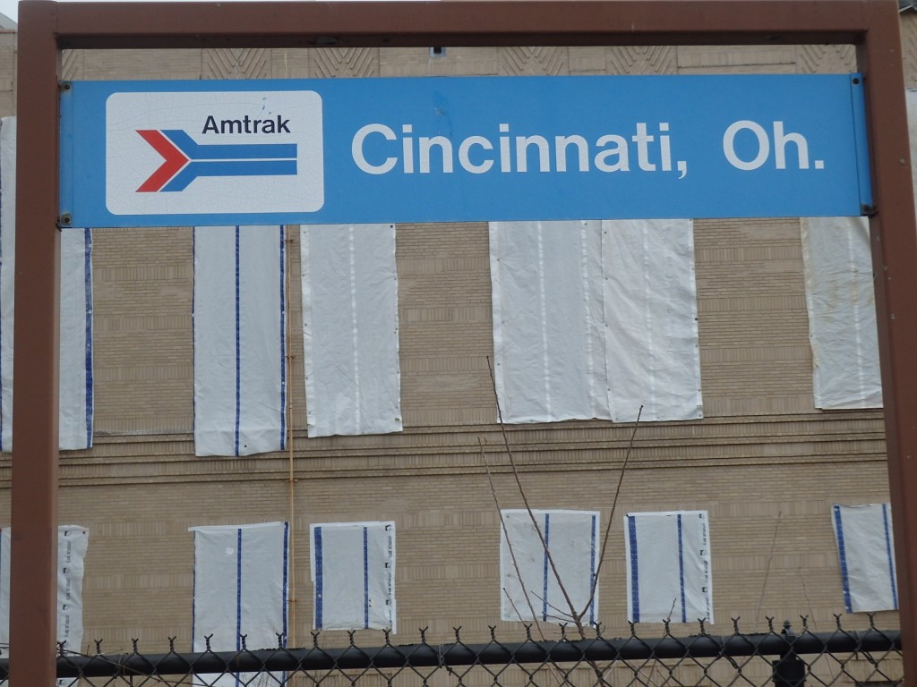 Foto: nomenclador de Amtrak - Cincinnati (Ohio), Estados Unidos