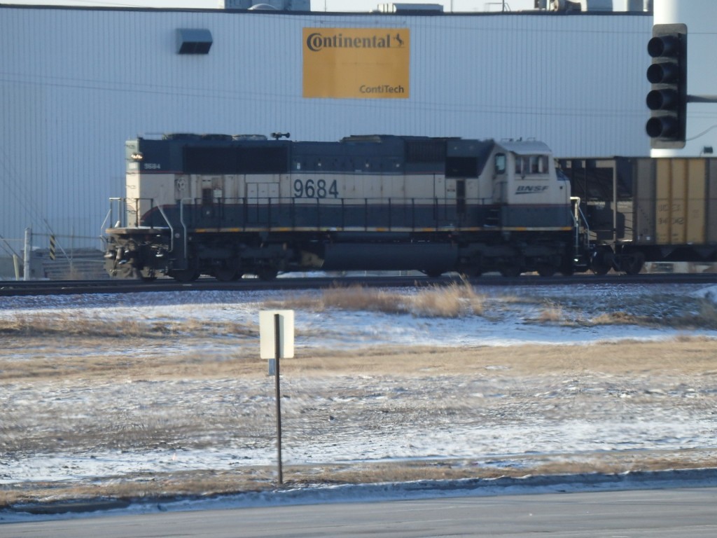 Foto: locomotora del Burlington Northern & Santa Fe - Lincoln (Nebraska), Estados Unidos