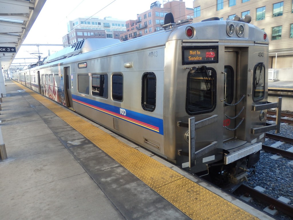 Foto: tren local de la Línea A en la Union Station - Denver (Colorado), Estados Unidos