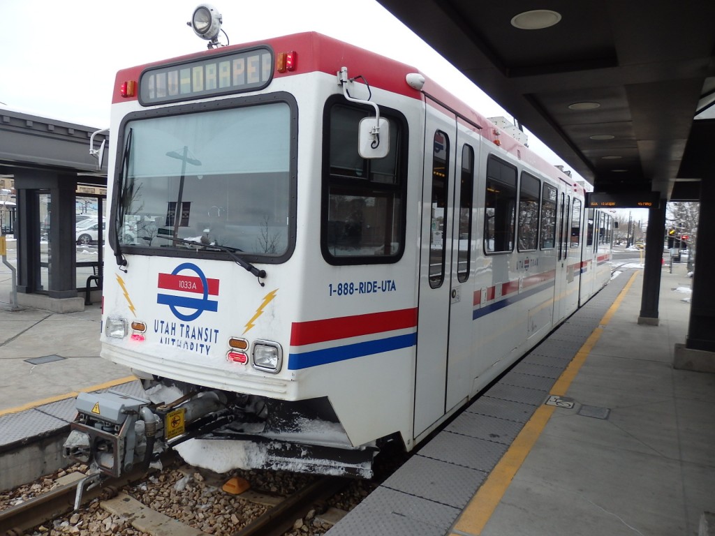 Foto: Línea Azul del metrotranvía TRAX - Salt Lake City (Utah), Estados Unidos