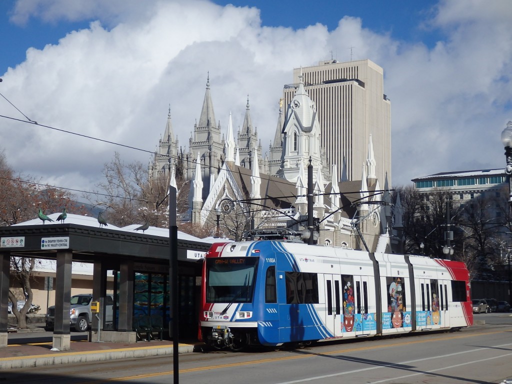 Foto: metrotranvía TRAX - Salt Lake City (Utah), Estados Unidos