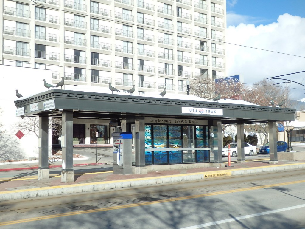 Foto: parada de metrotranvía - Salt Lake City (Utah), Estados Unidos