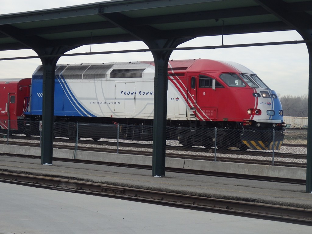 Foto: tren local FrontRunner - Ogden (Utah), Estados Unidos