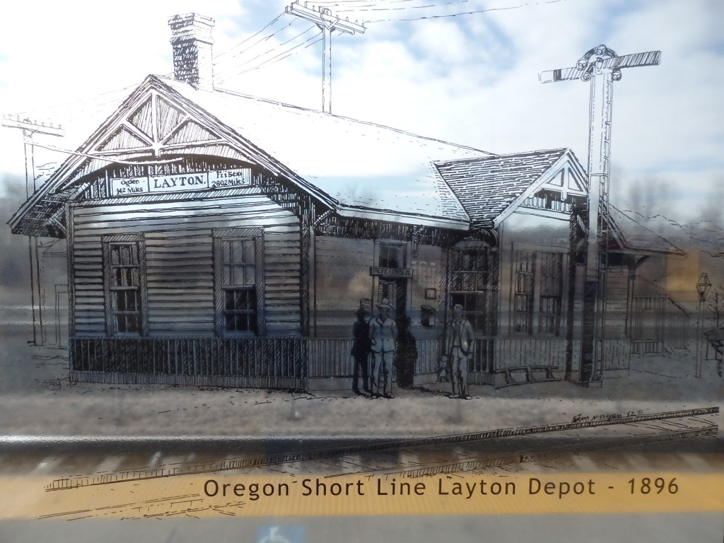 Foto: estación del FrontRunner - Layton (Utah), Estados Unidos