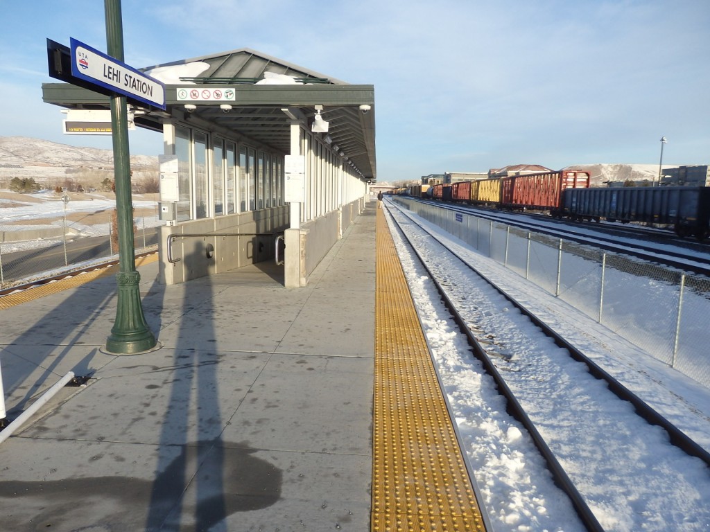 Foto: estación del FrontRunner - Lehi (Utah), Estados Unidos