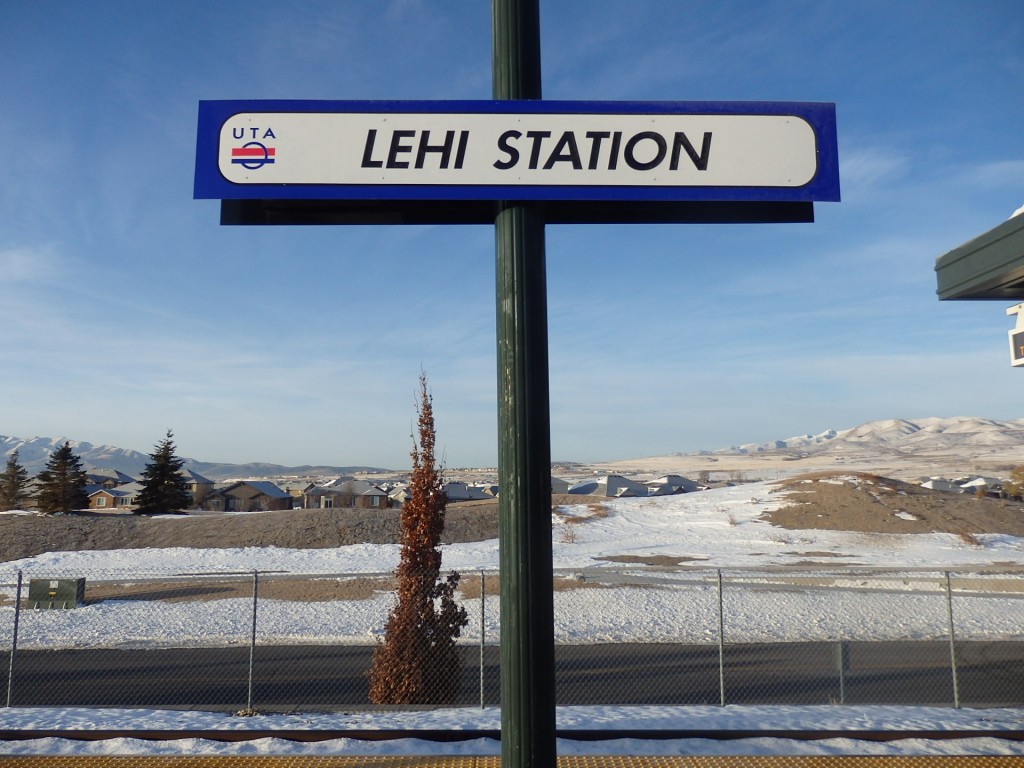 Foto: estación del FrontRunner - Lehi (Utah), Estados Unidos