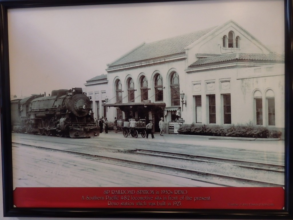 Foto: estación del Southern Pacific en los años 1930 - Reno (Nevada), Estados Unidos