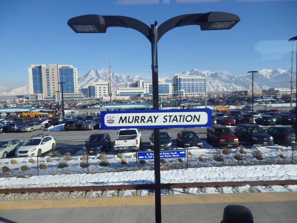 Foto: estación del FrontRunner - Murray (Utah), Estados Unidos