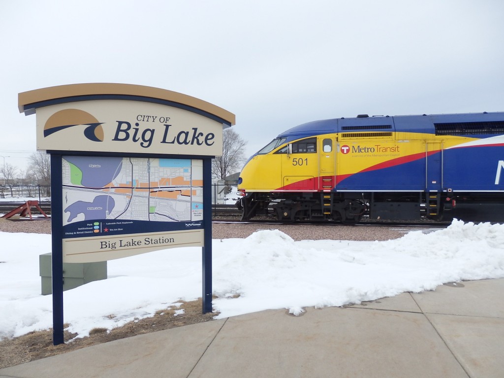 Foto: estación final del Northstar - Big Lake (Minnesota), Estados Unidos