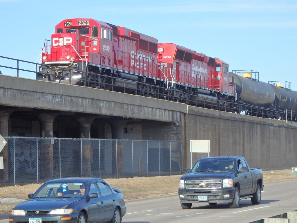 Foto: tren carguero - Saint Paul (Minnesota), Estados Unidos