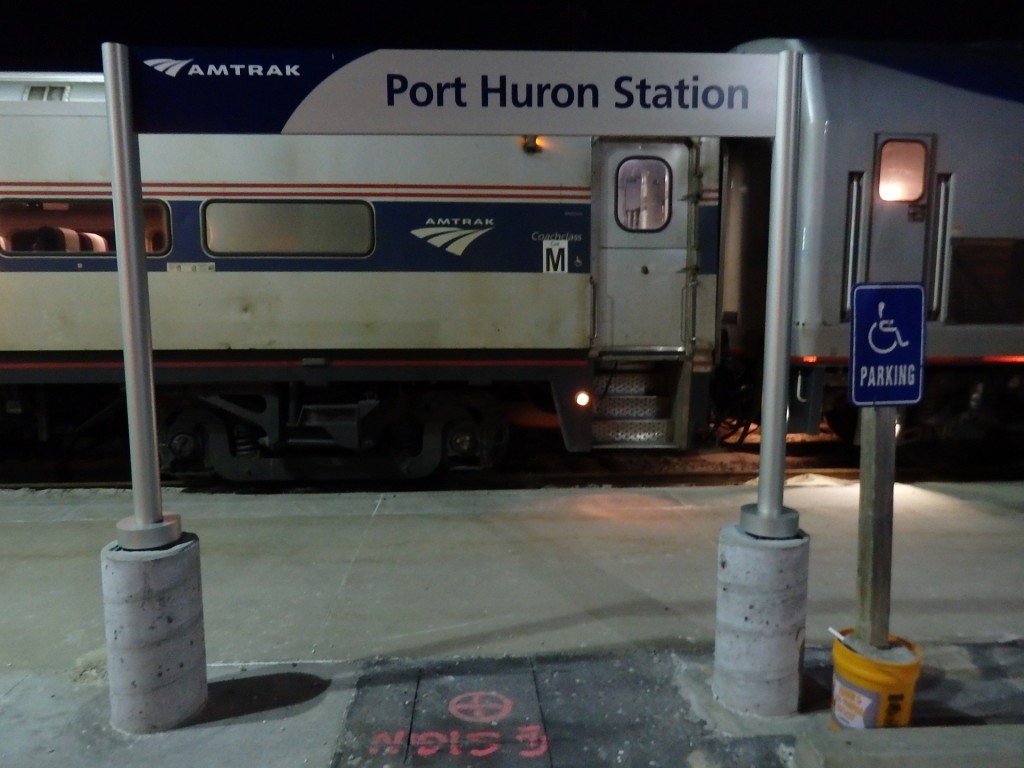 Foto: estación de Amtrak - Port Huron (Michigan), Estados Unidos