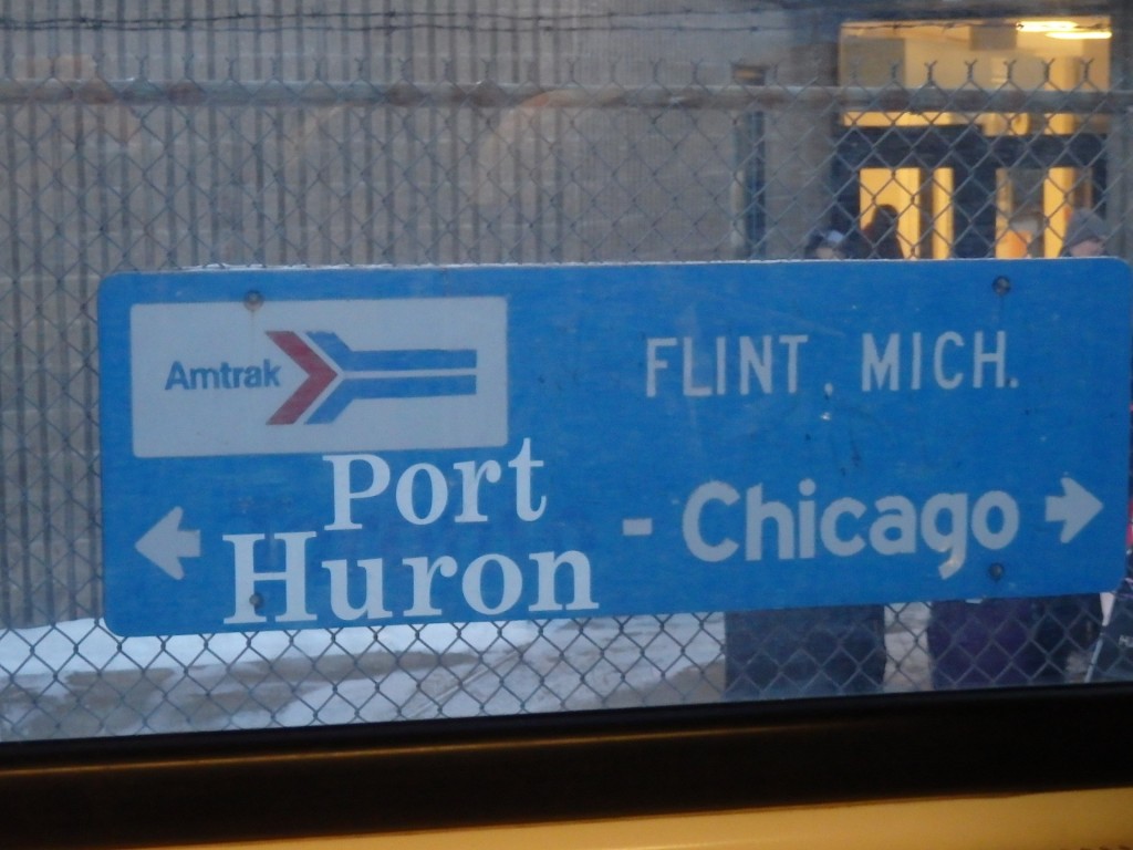 Foto: nomenclador de Amtrak - Flint (Michigan), Estados Unidos