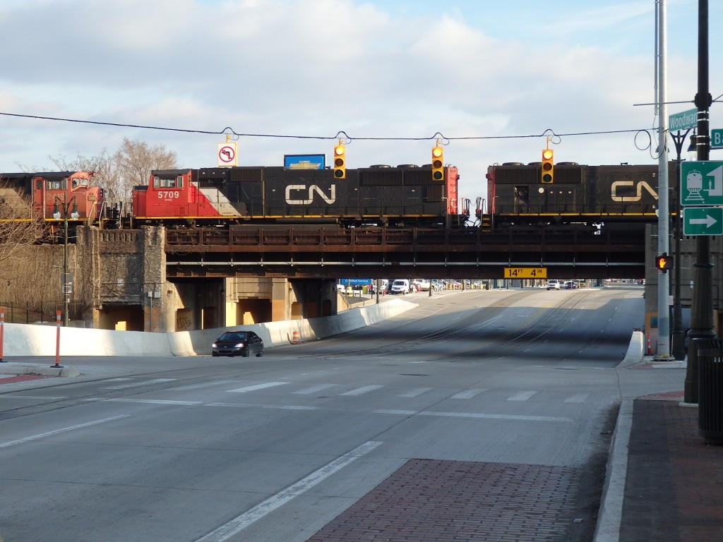 Foto: tren de Canadian National - Detroit (Michigan), Estados Unidos