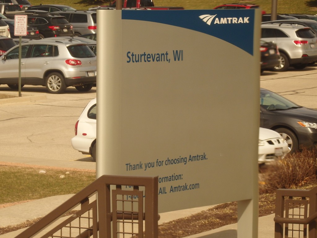 Foto: estación de Amtrak - Sturtevant (Wisconsin), Estados Unidos