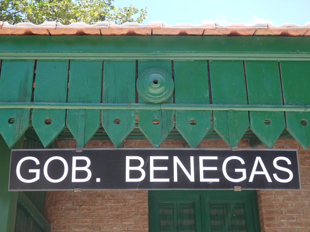 Foto: ex estación del FC San Martín - Gobernador Benegas (Mendoza), Argentina