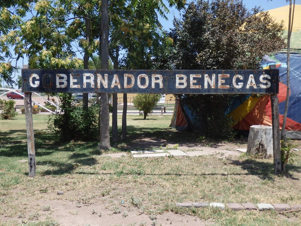 Foto: ex estación del FC San Martín - Gobernador Benegas (Mendoza), Argentina