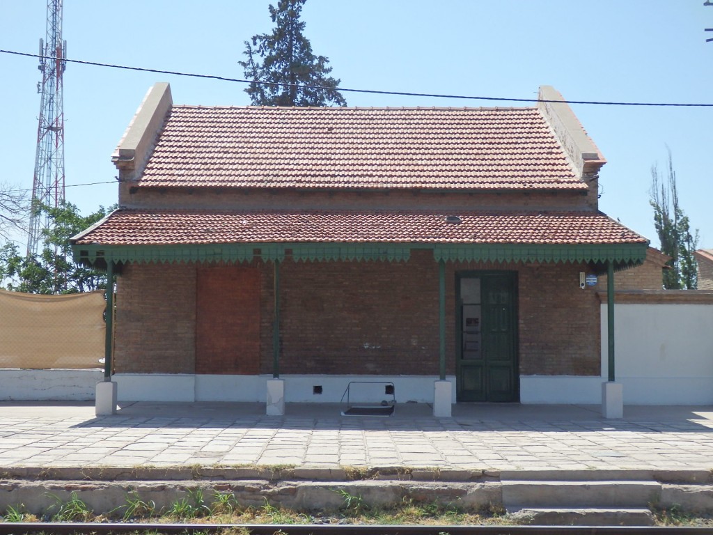 Foto: ex estación del FC San Martín - Perdriel (Mendoza), Argentina