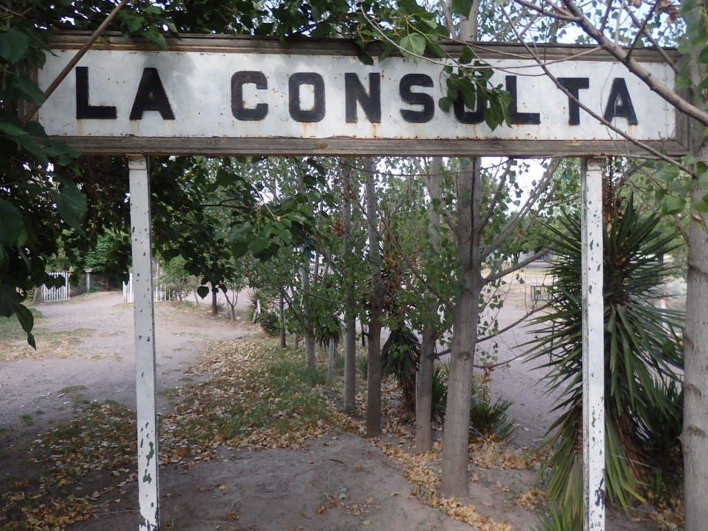 Foto: ex estación del FC San Martín - La Consulta (Mendoza), Argentina