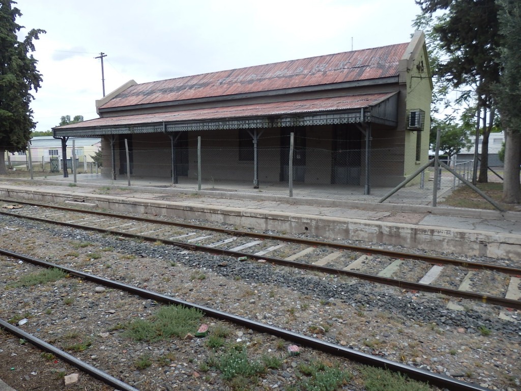 Foto: ex estación del FC San Martín - La Colonia (Mendoza), Argentina