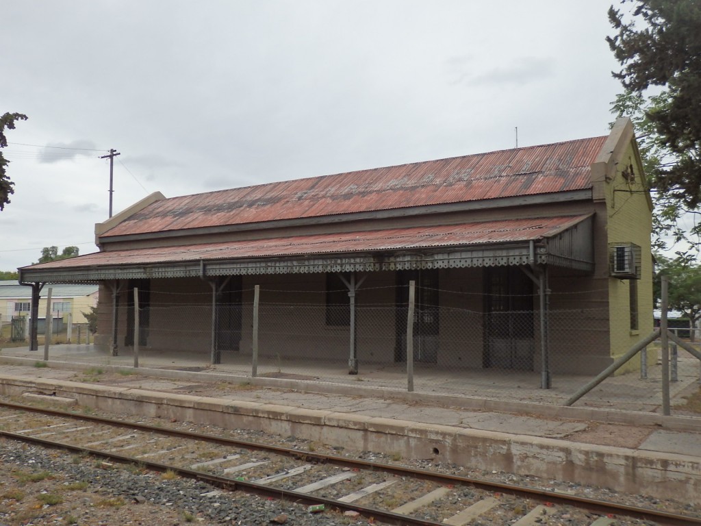 Foto: ex estación del FC San Martín - La Colonia (Mendoza), Argentina